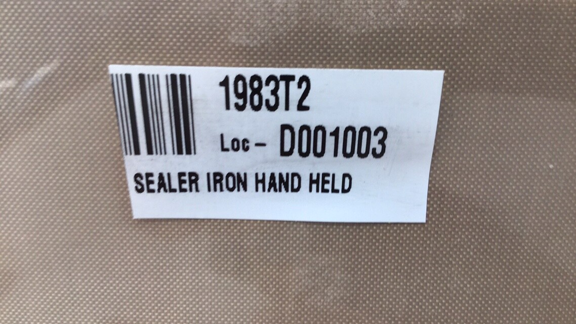 McMaster Carr 1983T2 Sealer For Hand Held Iron (2 Packs Of 2)