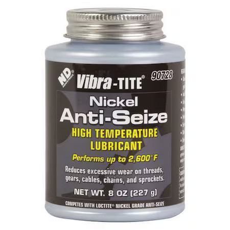 Vibra-Tite 90728 Anti Seize Compound, Jar, 8 Oz.