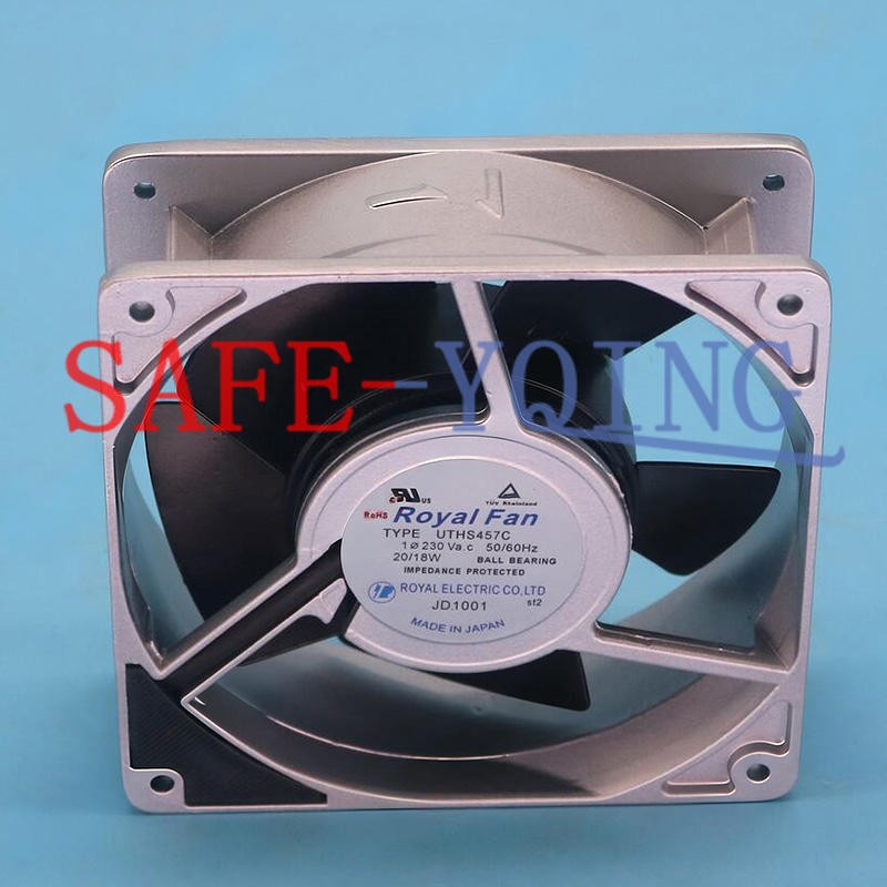 1PCS New ROYAL FAN UTHS457C Metal Cooling Fan AC 230V 20/18W