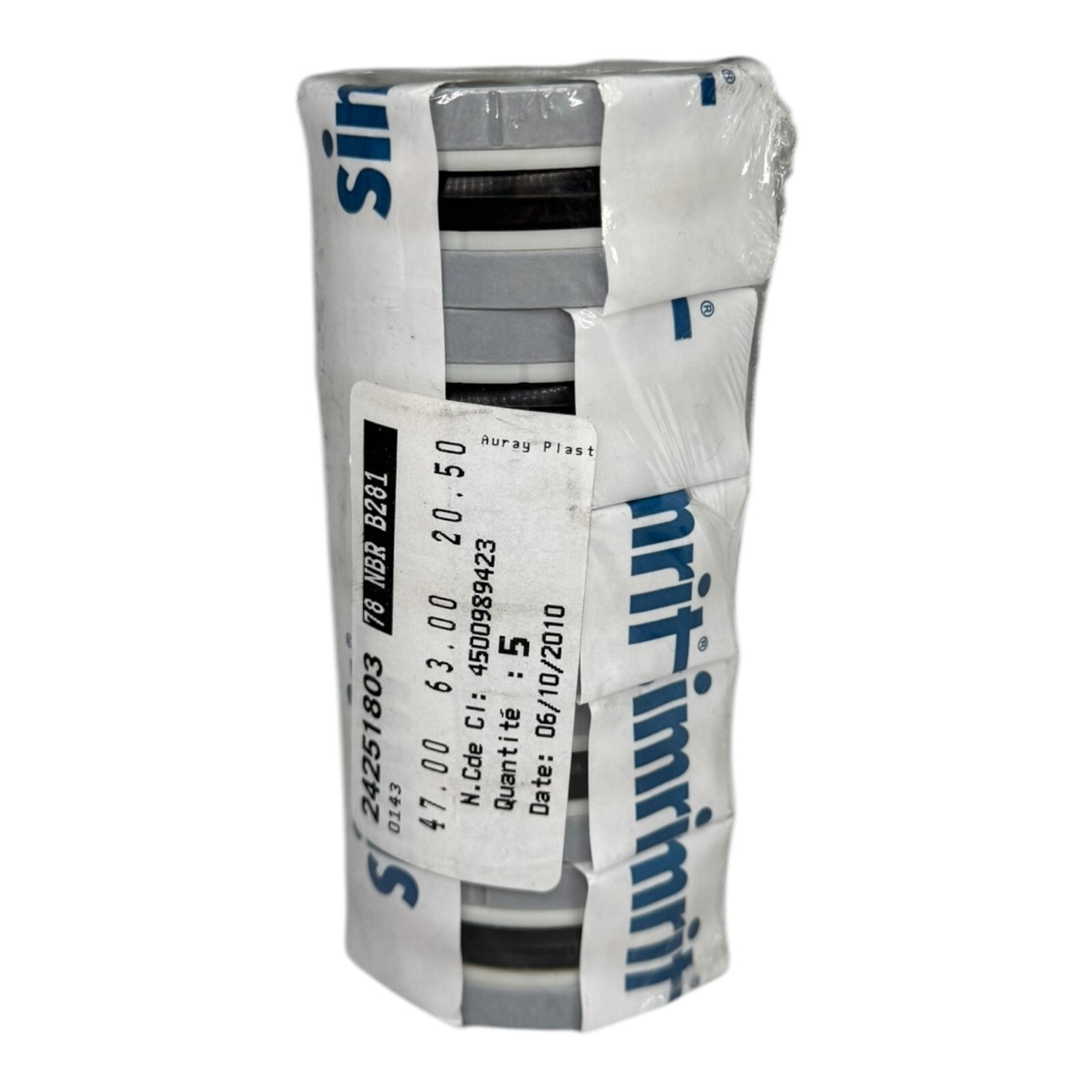 5x Simrit 24251803 4500989423 Hydraulic Piston Seal 63x47x20.5mm 80 NBR B281