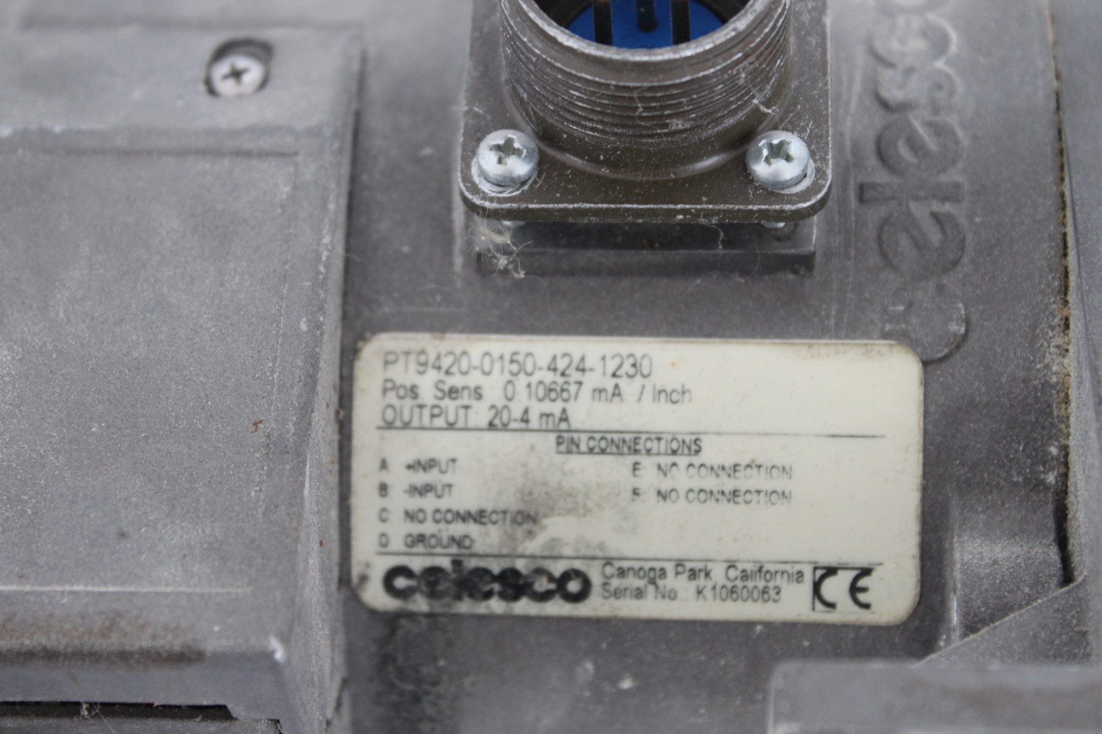 CELESCO PT9420-0150-424-1230 LINEAR TRANSDUCER