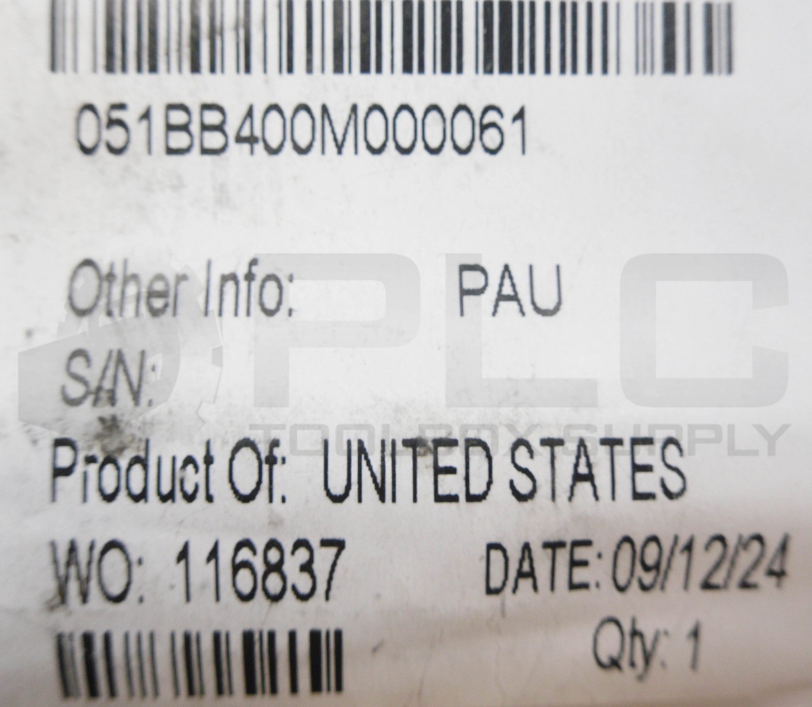 NEW SEALED AVENTICS 051BB400M000061 SOLENOID VALVE 120PSIG, 24VDC,1.35W