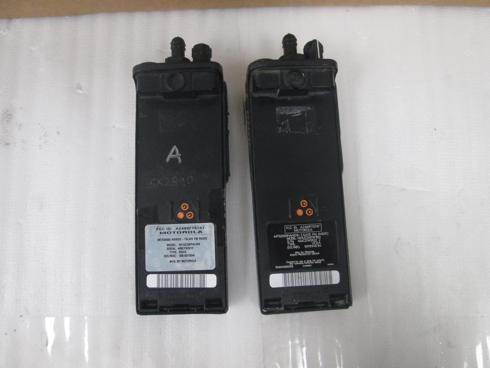 MOTOROLA LOT OF 20 H01UCD6PW1BN RADIO ONLY TYPE UCKA RDUA