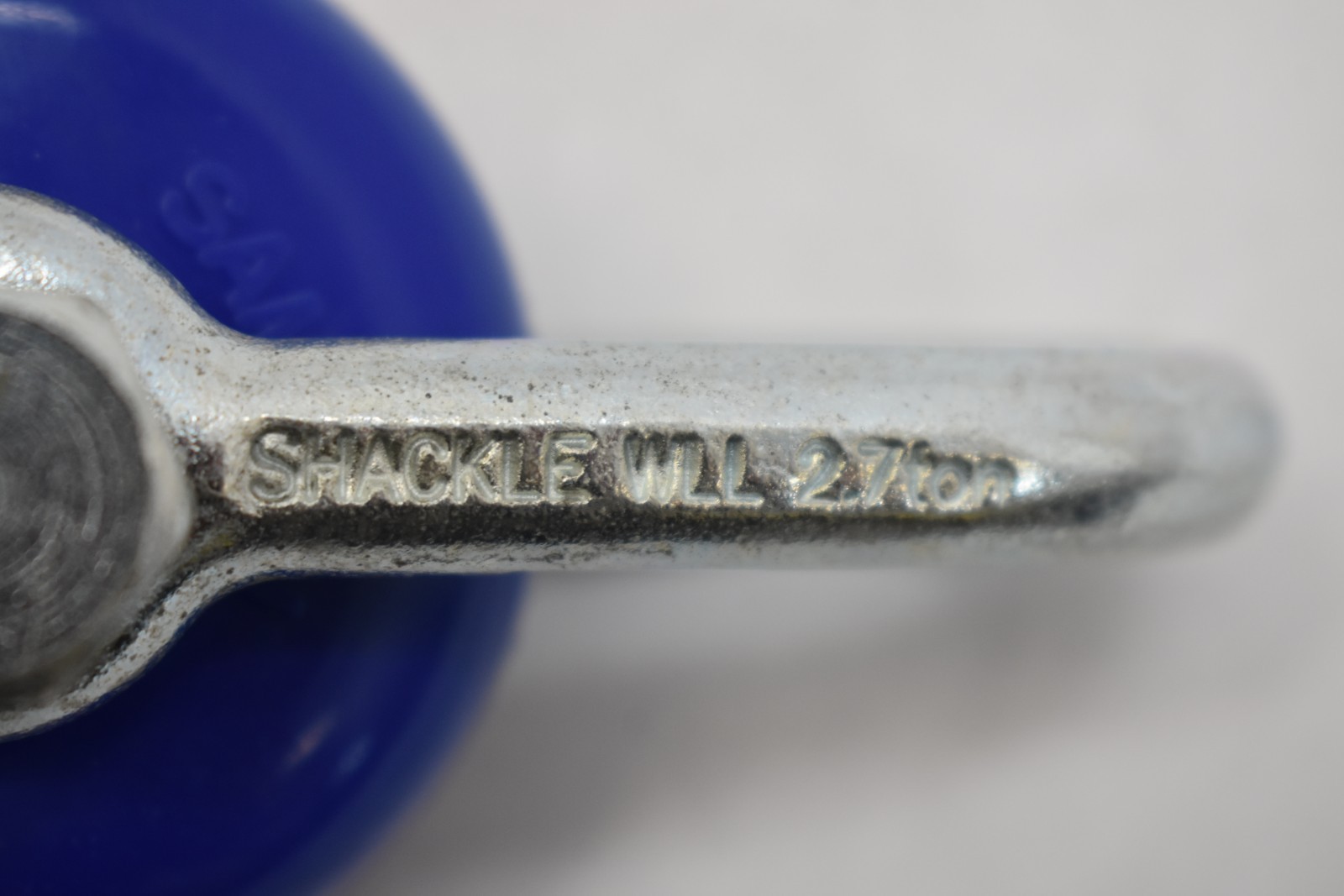 Samson Size 1 Blue Nylite Assembly with Nylon Spool 3/8″ to 1/2″ Rope Steel