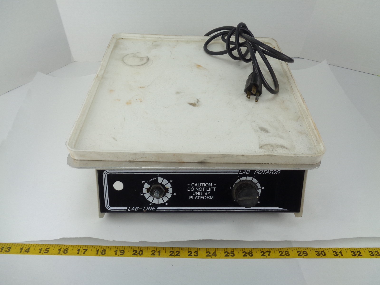 LAB-LINE INSTRUMENTS MODEL 1314 ROTATOR 120 VOLTS 43 AMPT 60 HERTZ 51 WATTS