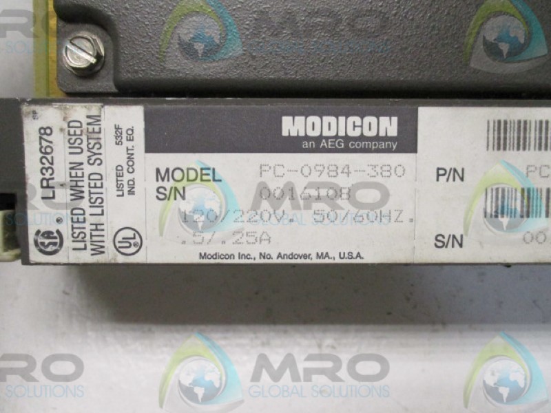MODICON AEG PC-0984-380 UNMP