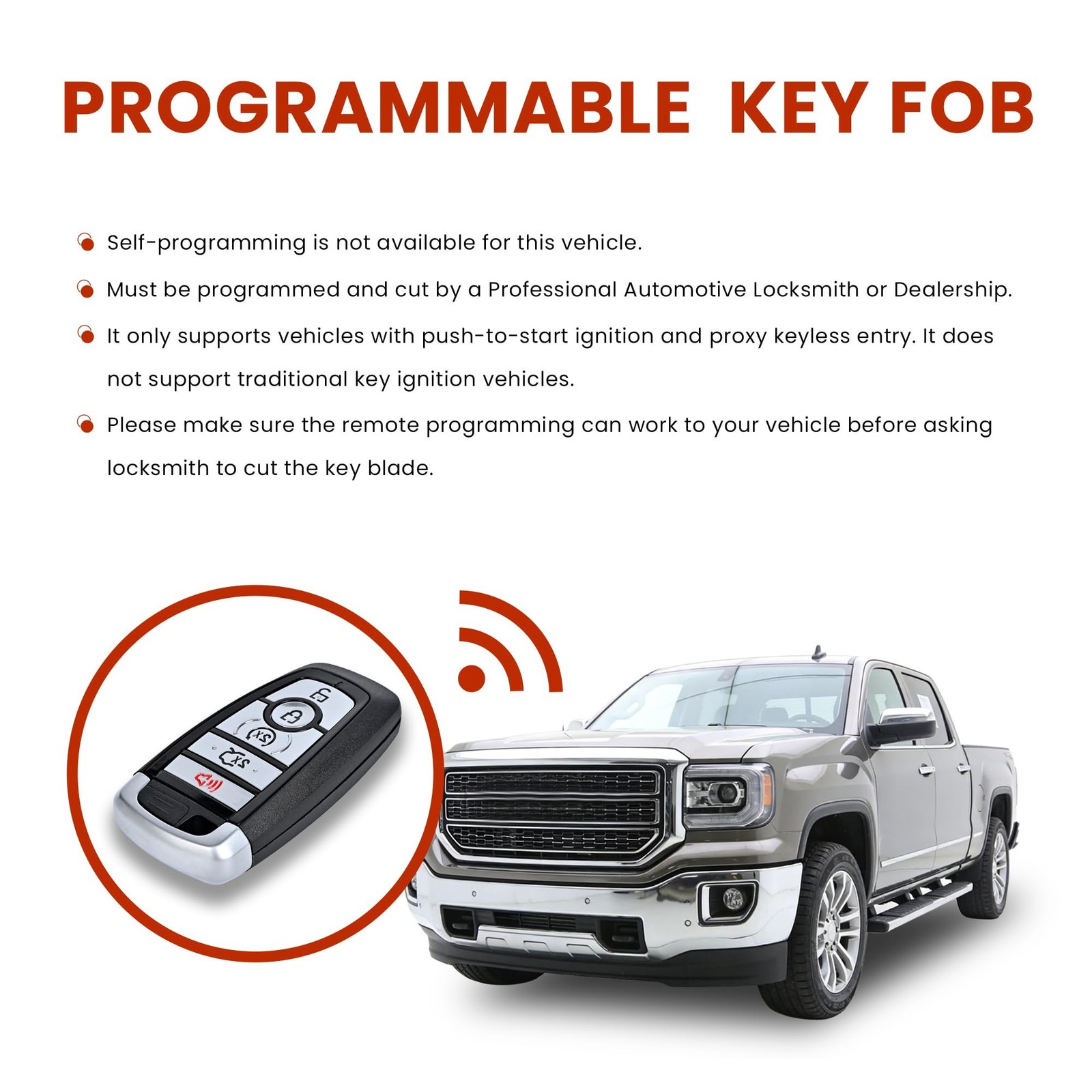 Key Fob Replacement Keyless Entry Compatible with Ford 2017 2018 2019 2020 20…