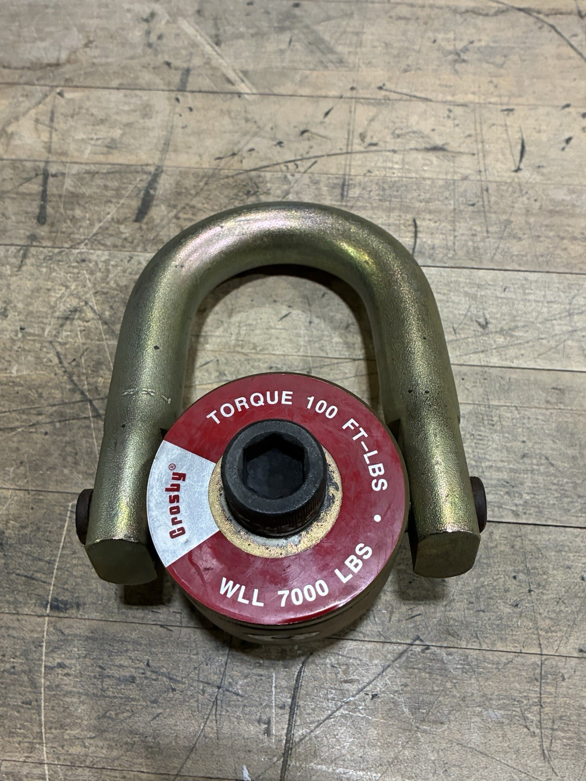 CROSBY HR125 Hoist Ring WLL 7000 LB, 3/4-10 Swivel