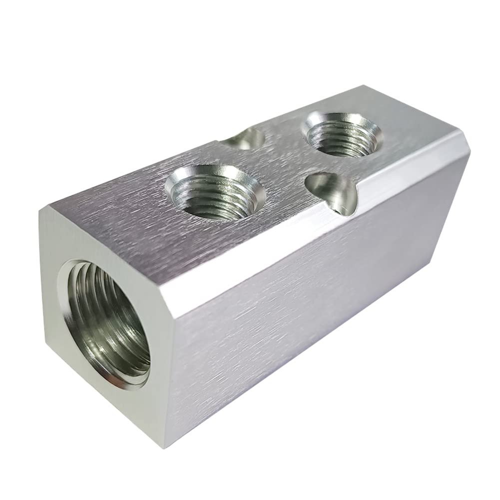 Quality 2 Way 4 Port Air Manifold 1/2″ NPT Supply Port 1/4″ NPT Outport