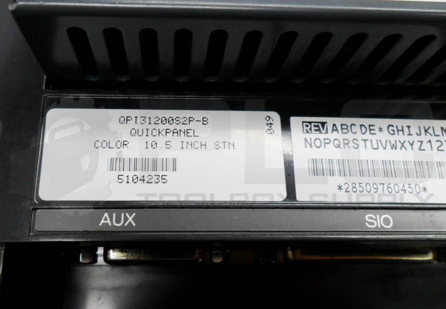 TOTAL CONTROL QPI31200S2P-B QUICKPANEL W/ QPI-MBP-201-F MODBUS PLUS