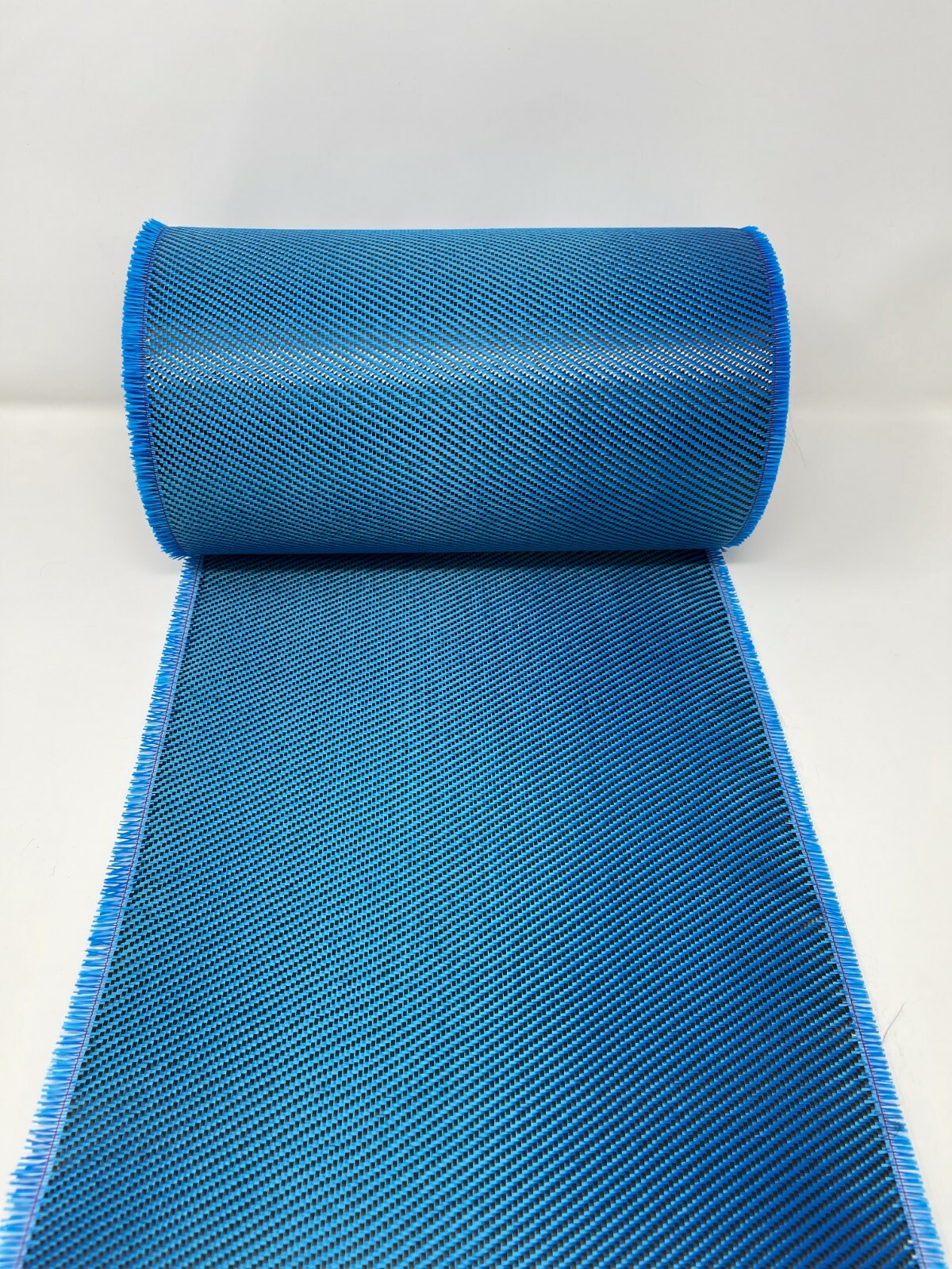 12″ Blue Carbon Fiber Color Hybrid Cloth Tape (3k, 5.7oz, 12″ x 36″)