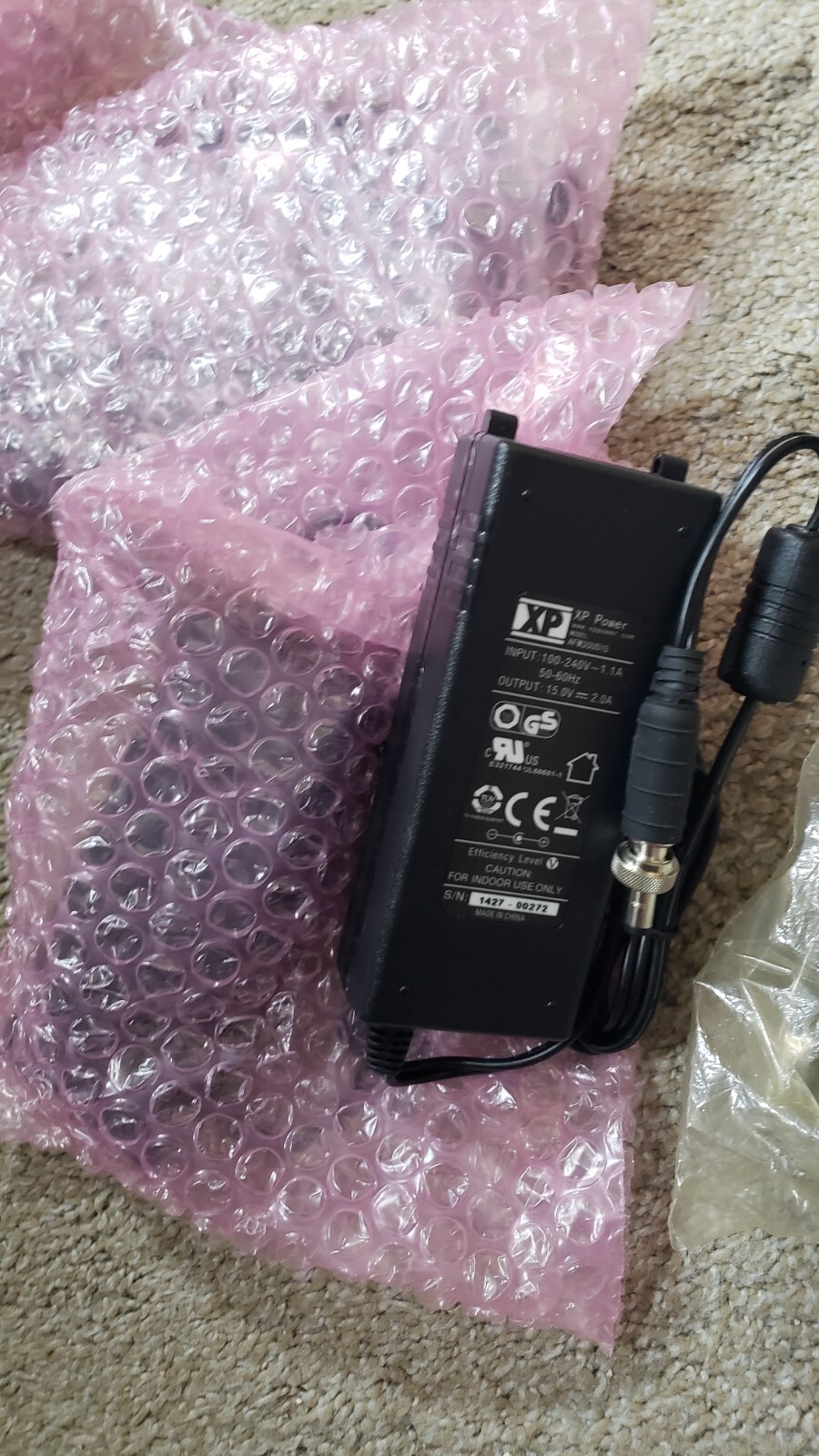 NEW LOT of 2 XP Power Hospital-Grade Desktop AC Adapters EXTERNAL PSU AFM30US15