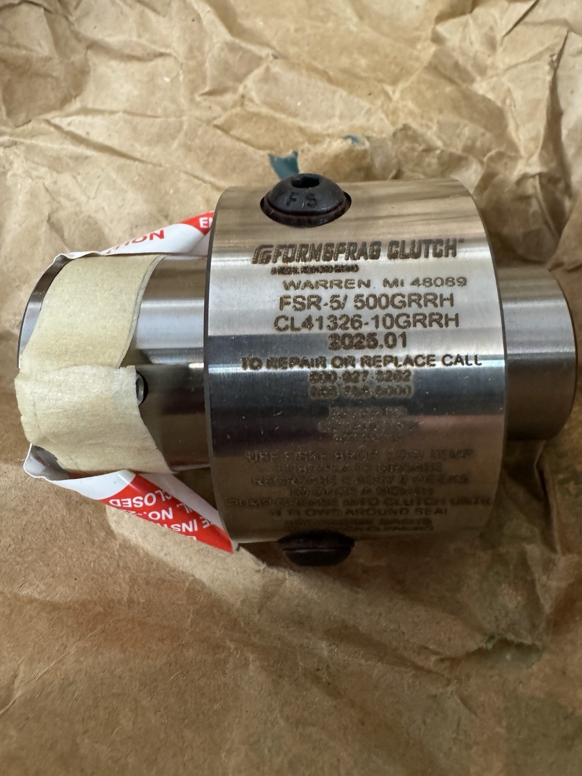 Formsprag CL41326-10GRRH FSR-5/ .500GRRH Clutch 1/2″ Bore