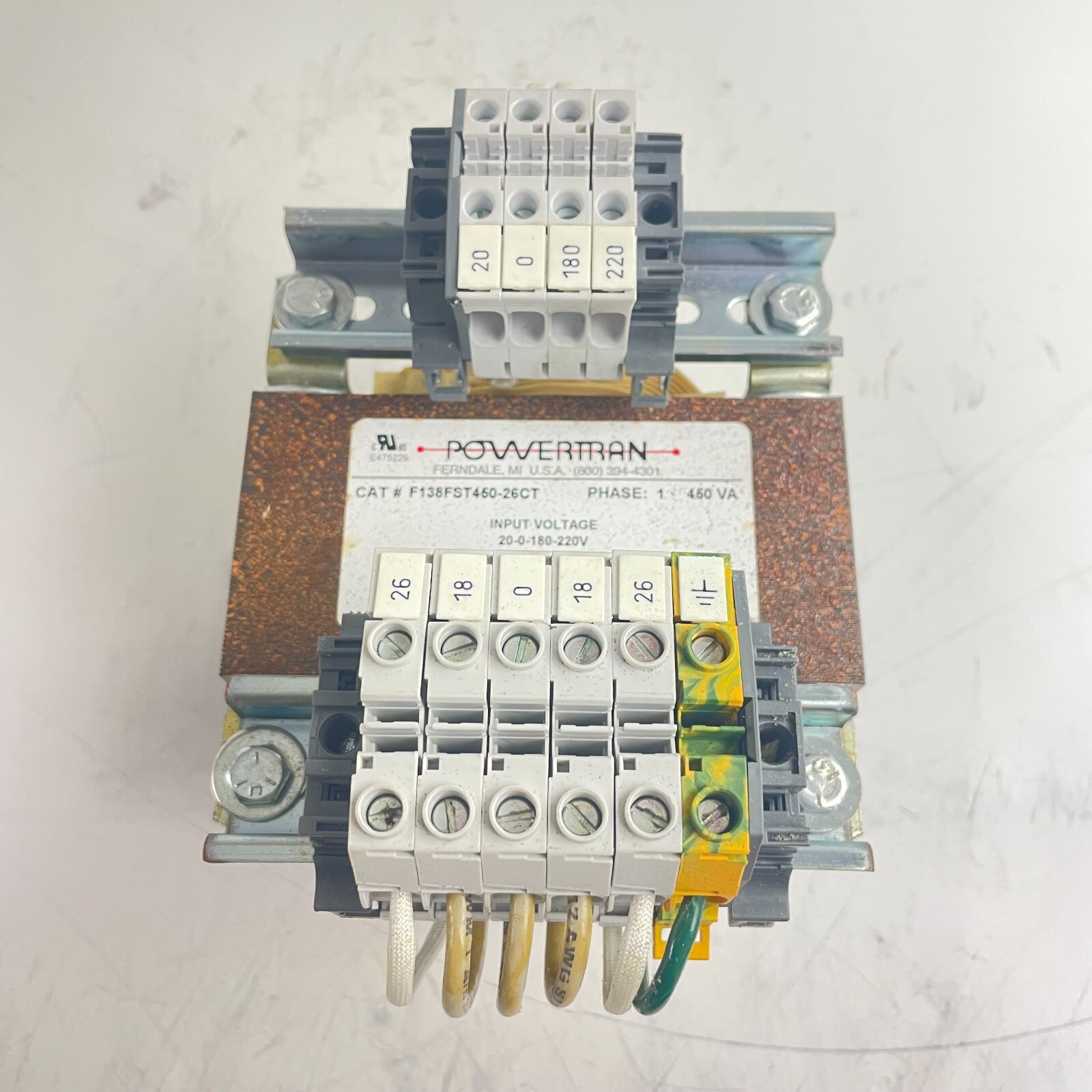 POWERTRAN F138FST450-26CT Isolation Transformer