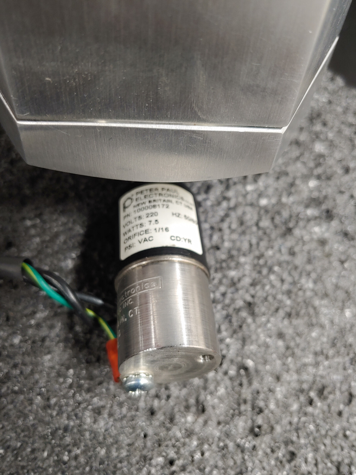 MKS HPS 145-0040K-220V/50-60 145 Vacuum Sentry Safety Isolation Valve