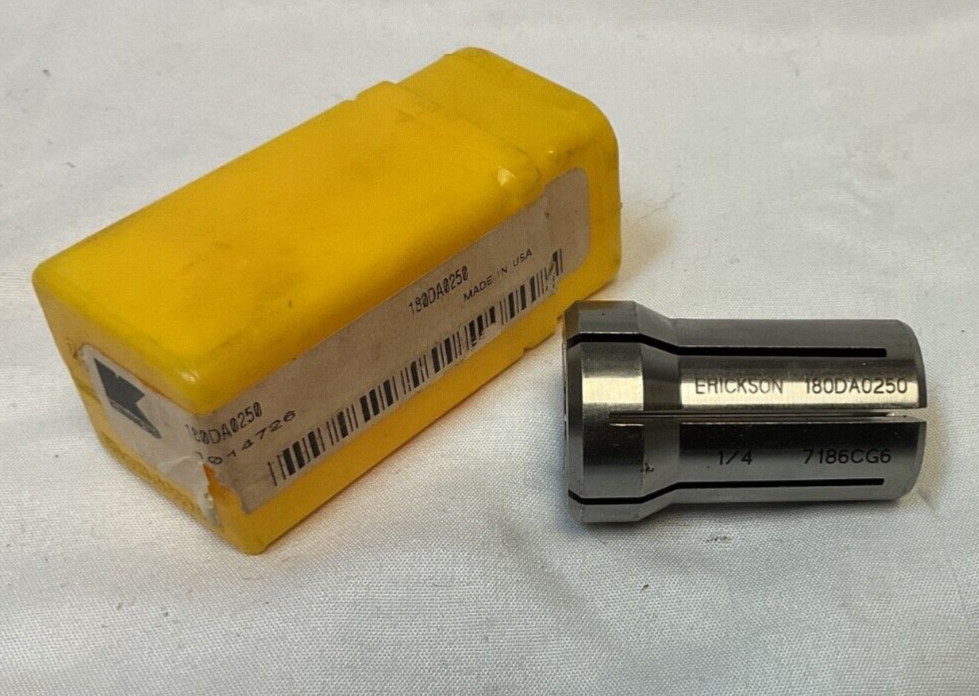 New Kennametal 180DA0250 Erickson Collet 1/4 7186CG6
