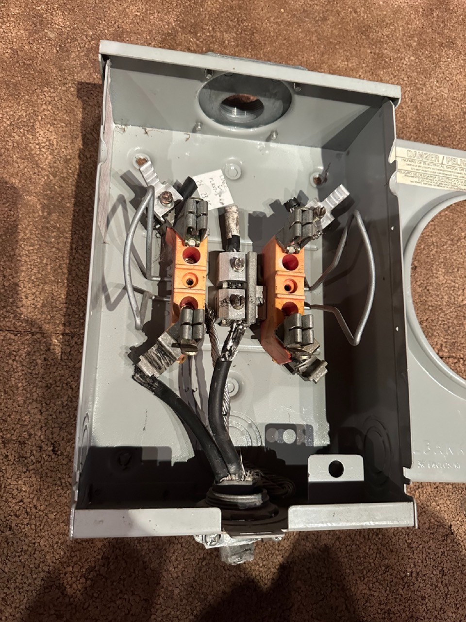 Milbank U-125 Type 3R Electrical Meter Enclosure 125A continuous 150A max