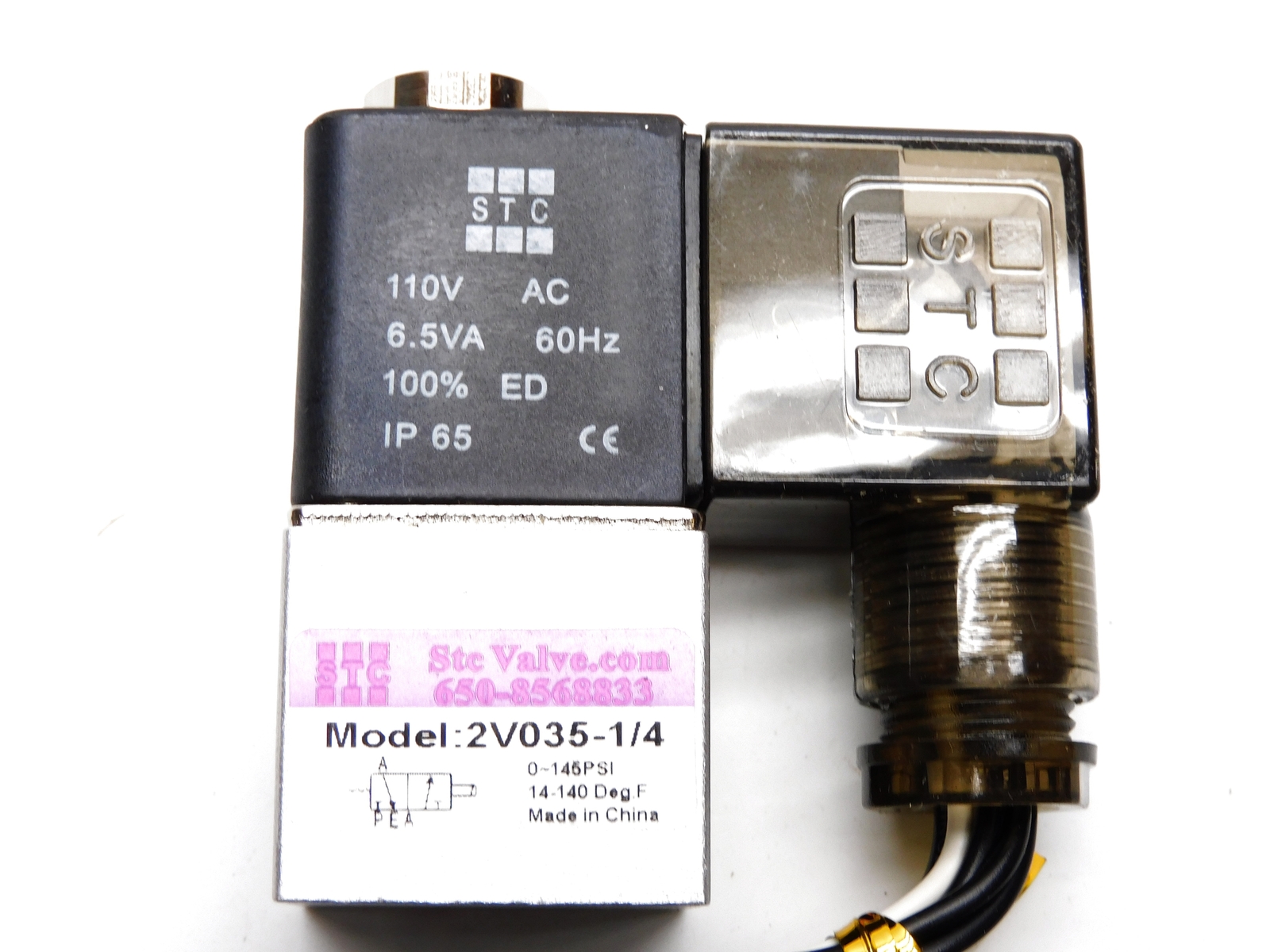 STC 2V035-1/4 110VAC 0-145PSI NSNP