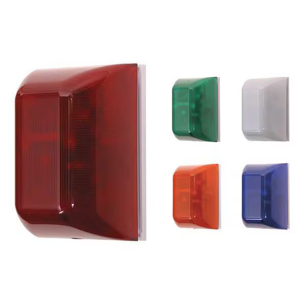 Alarm Mini Controller, Siren, Continuous, 9V DC, 85 dB, 100 dB, Polycarbonate,
