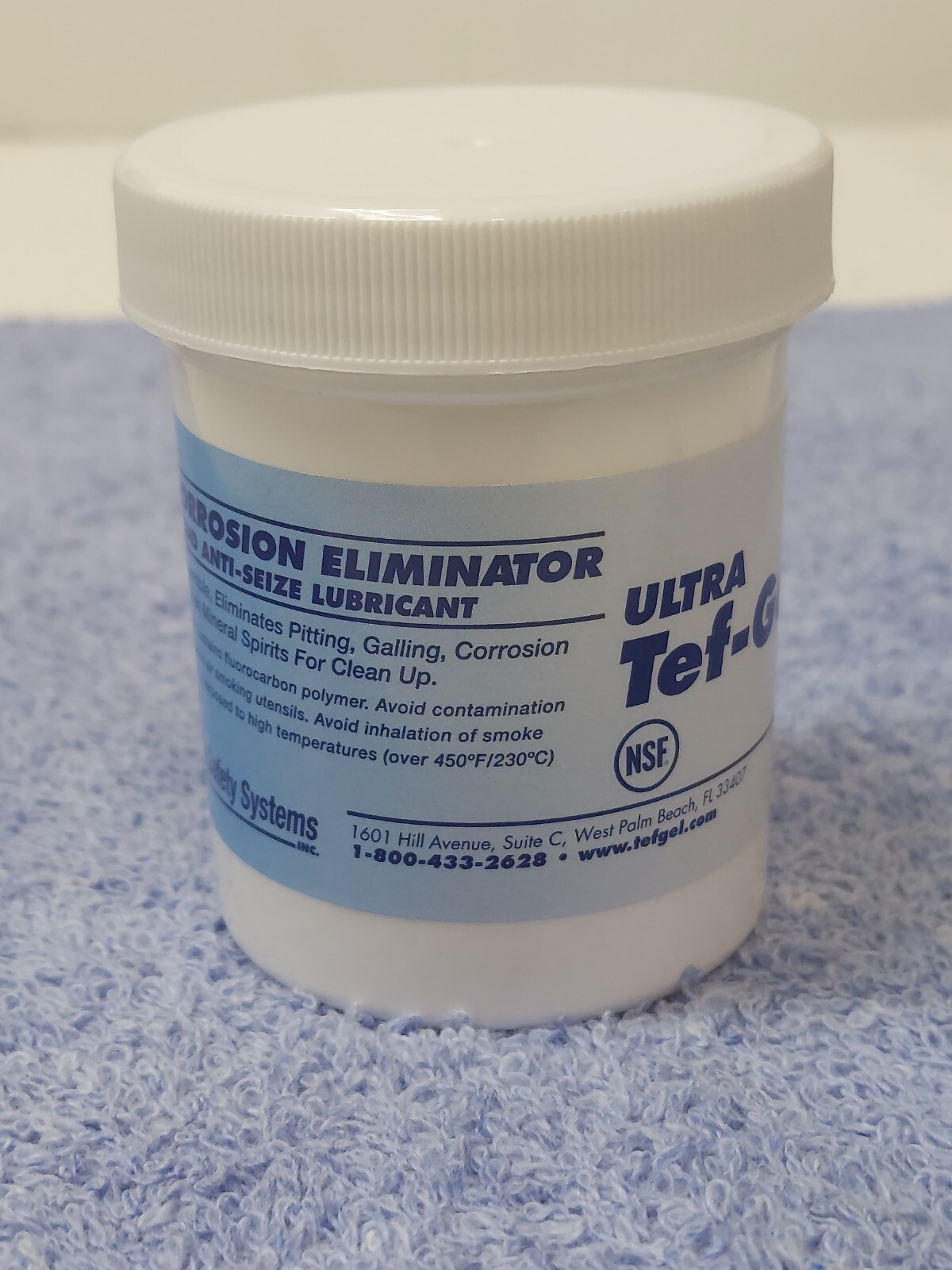 TG-4 Ultra Tef-Gel Corrosion Eliminator And Anti-Seize Lubrican 4oz Tub