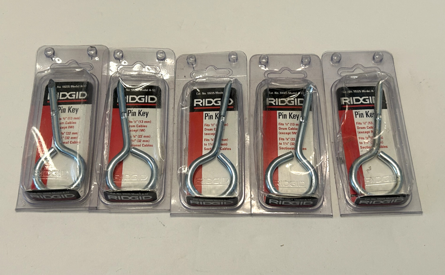 RIGID A-12 PIN KEY / Cat No 59225 – 5PCS – New