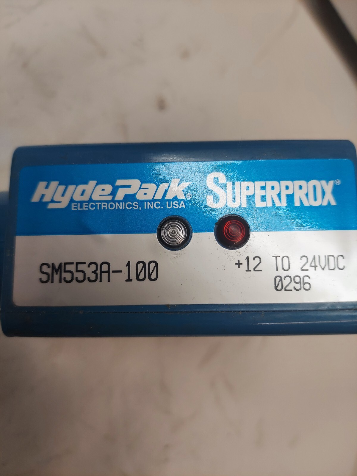 SM553A-100 HYDE PARK SUPERPROX ULTRASONIC PROXIMITY SENSOR+12 TO 24DVC New 2 AVA