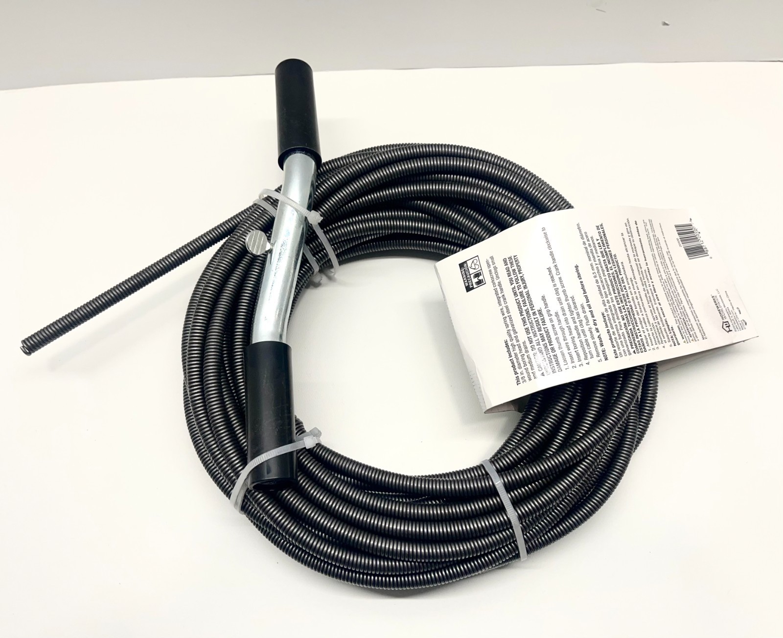 NEW – Cobra Tools 3/8″ x 50′ Drain Sewer Pipe Auger, 20500