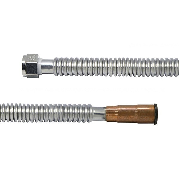 Easyflex Flexible Water Heater Connector 3/4 in FIP x Sweat 18 in