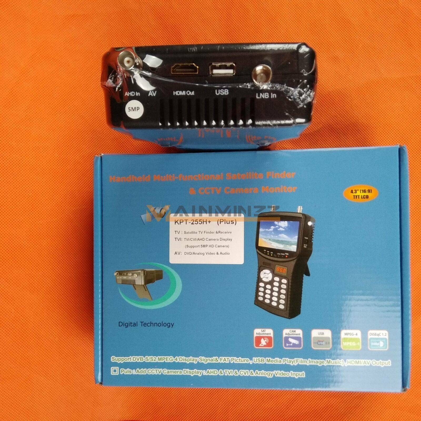 4.3Inch KPT-255H+ DVB-S2 Digital HD Satellite Finder Meter