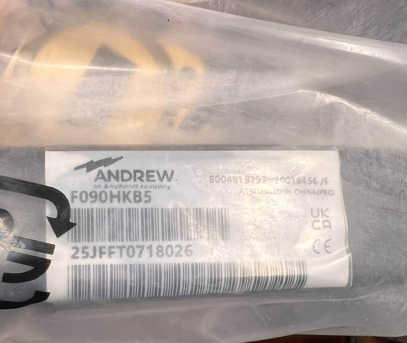 Andrew F090HKB5 WR90 Flex Twist PDR100 to PBR100 47″ 10.7 – 11.7 GHz VSWR: 1.05
