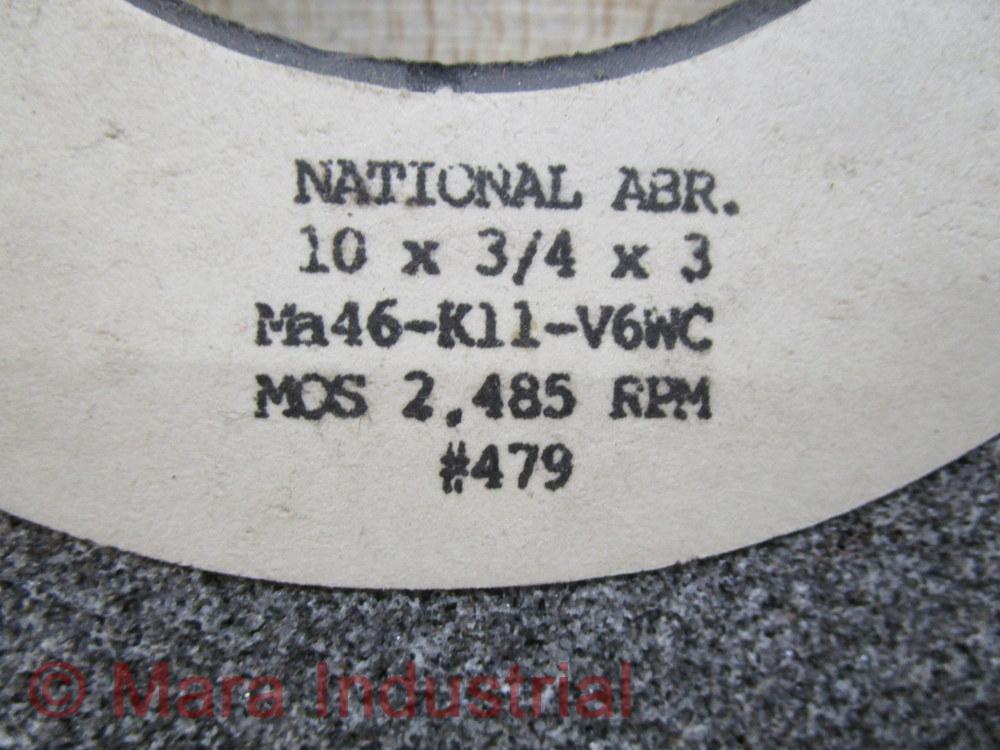 National Abrasive MA46-K11-V6WC Grinding Wheel