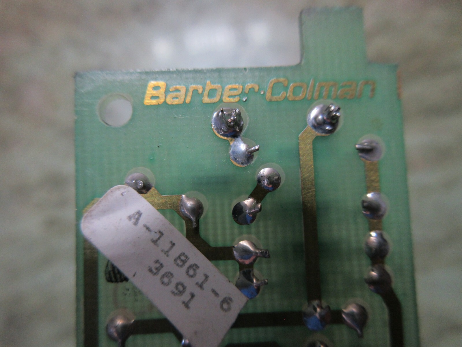 BARBER COLMAN CIRCUIT BOARD A-11861-6 3691 33-1113-6