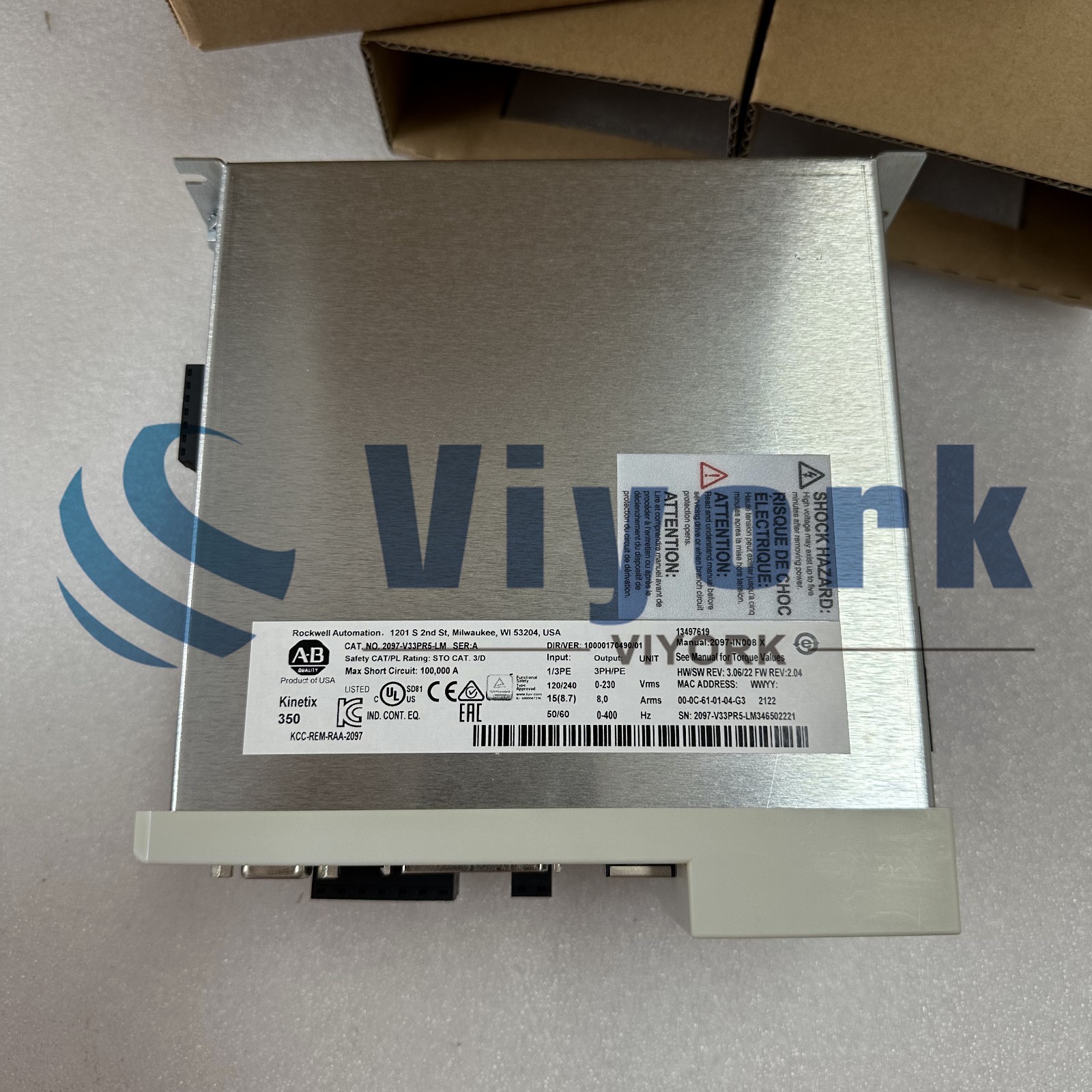 Allen Bradley 2097-V33PR5-LM Ser A Kinetix 350 Servo Drive NEW