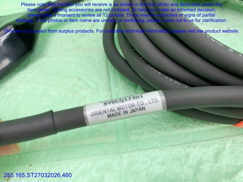 Oriental motor CC050VNF-M + CC050VNF-E Cable as in photos, sn:9343, DHL,SALE