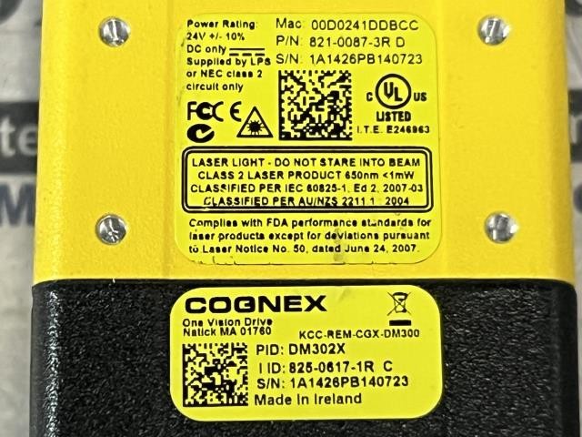 Cognex Barcode Reader – DM302X – 825-0617-1R C w/Warranty
