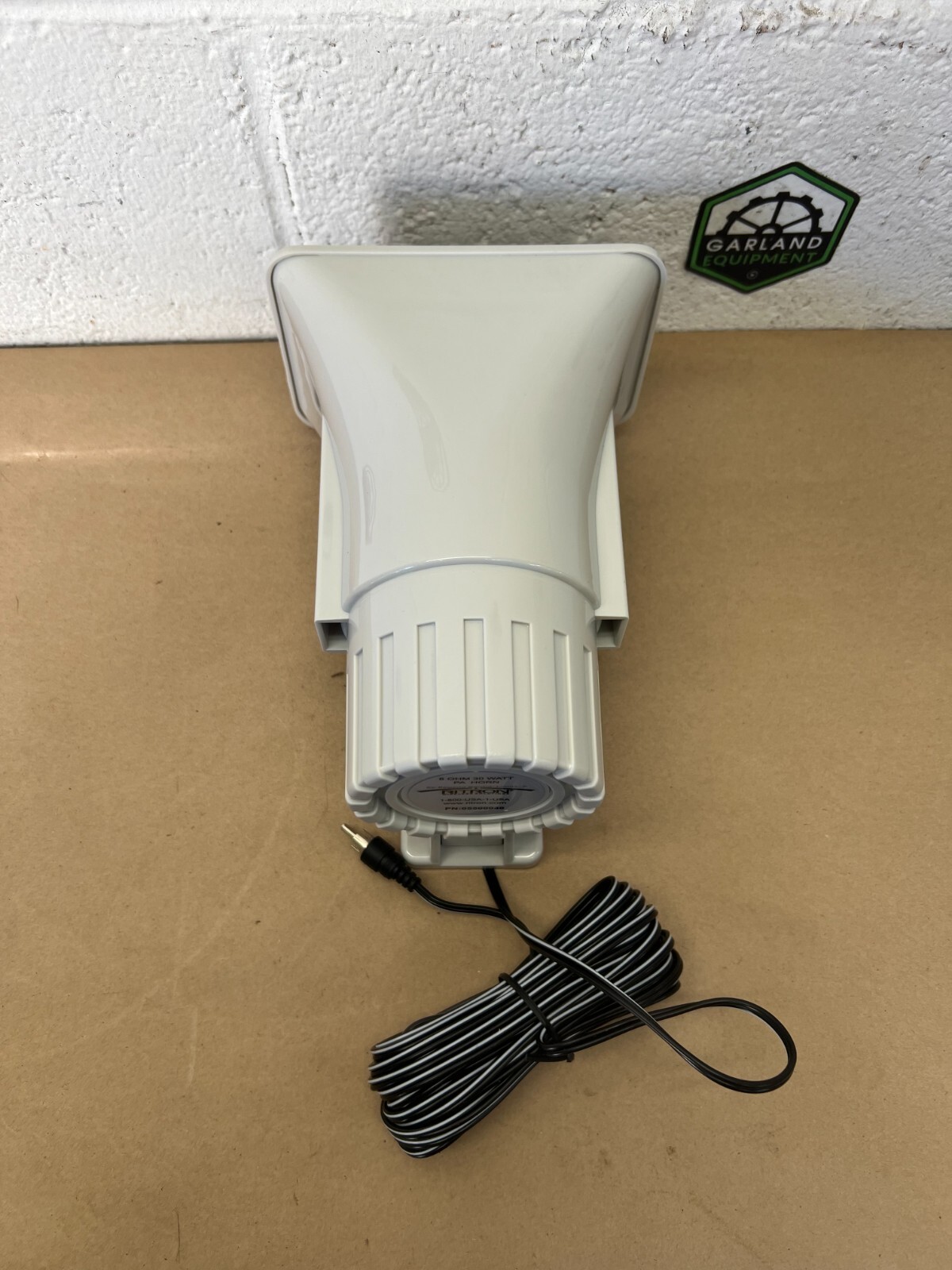 Ritron 05500040 30W Speaker Horn, w/ RCA Phono Plug