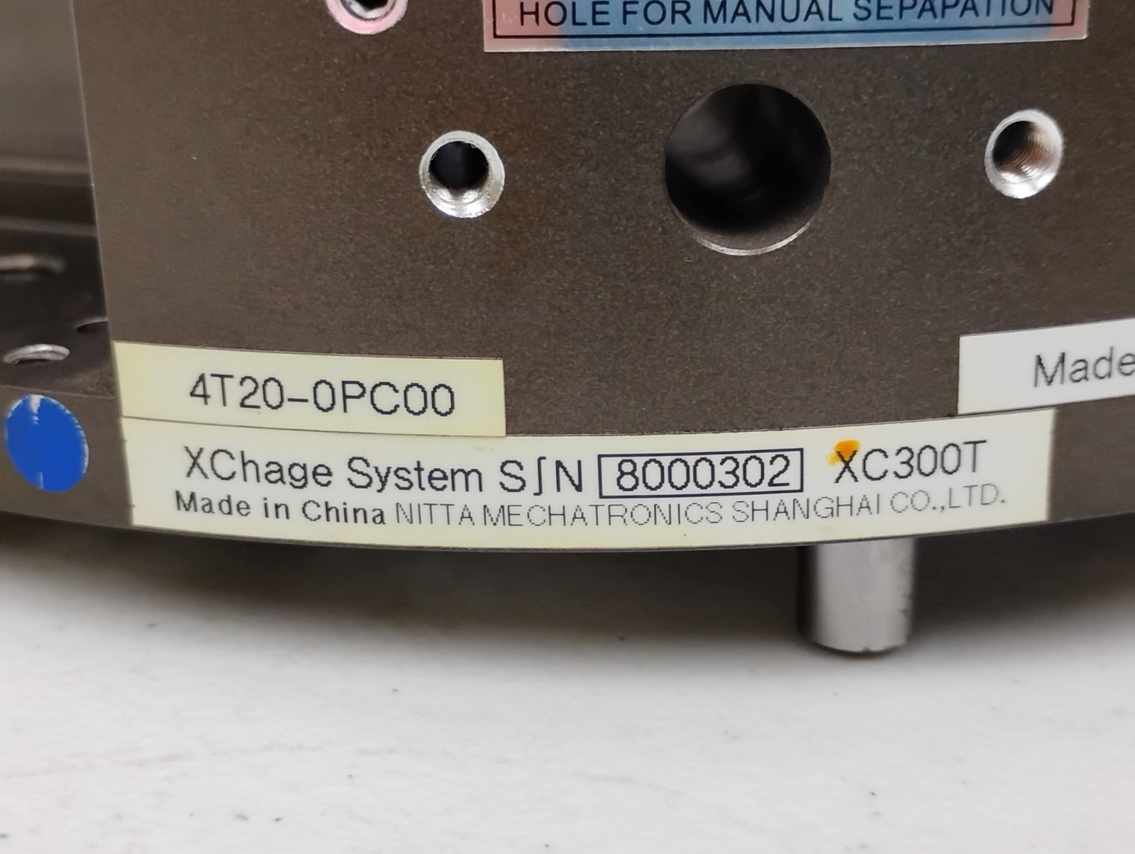Nitta 4T20-0PC00 XC300T Xchange Tool Holder/Automatic Tool Changer 300kg