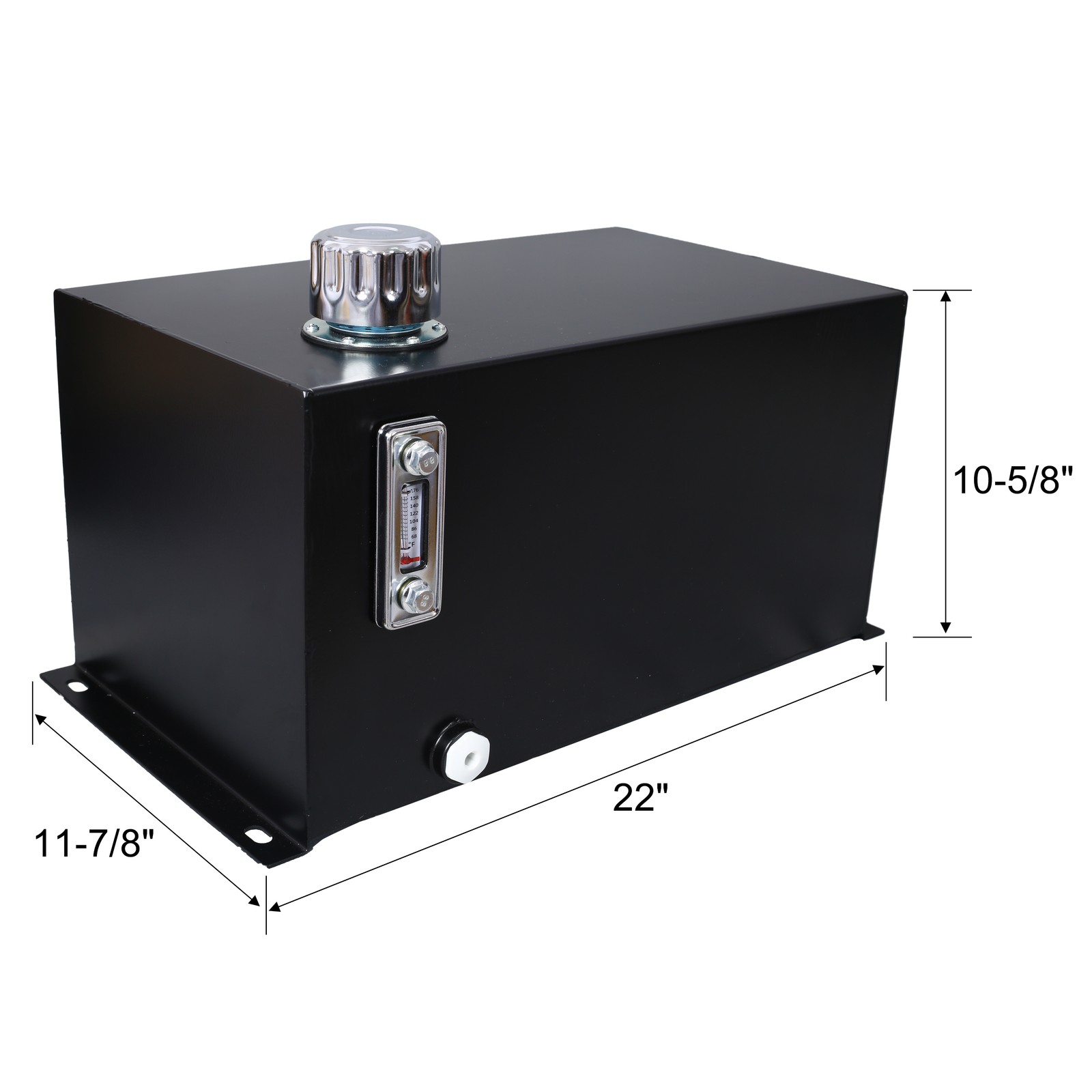 Hydraulic Fluid Tank 10 Gal Fuel Tank Heavy Duty Hydraulic Steel Tank Reservoir