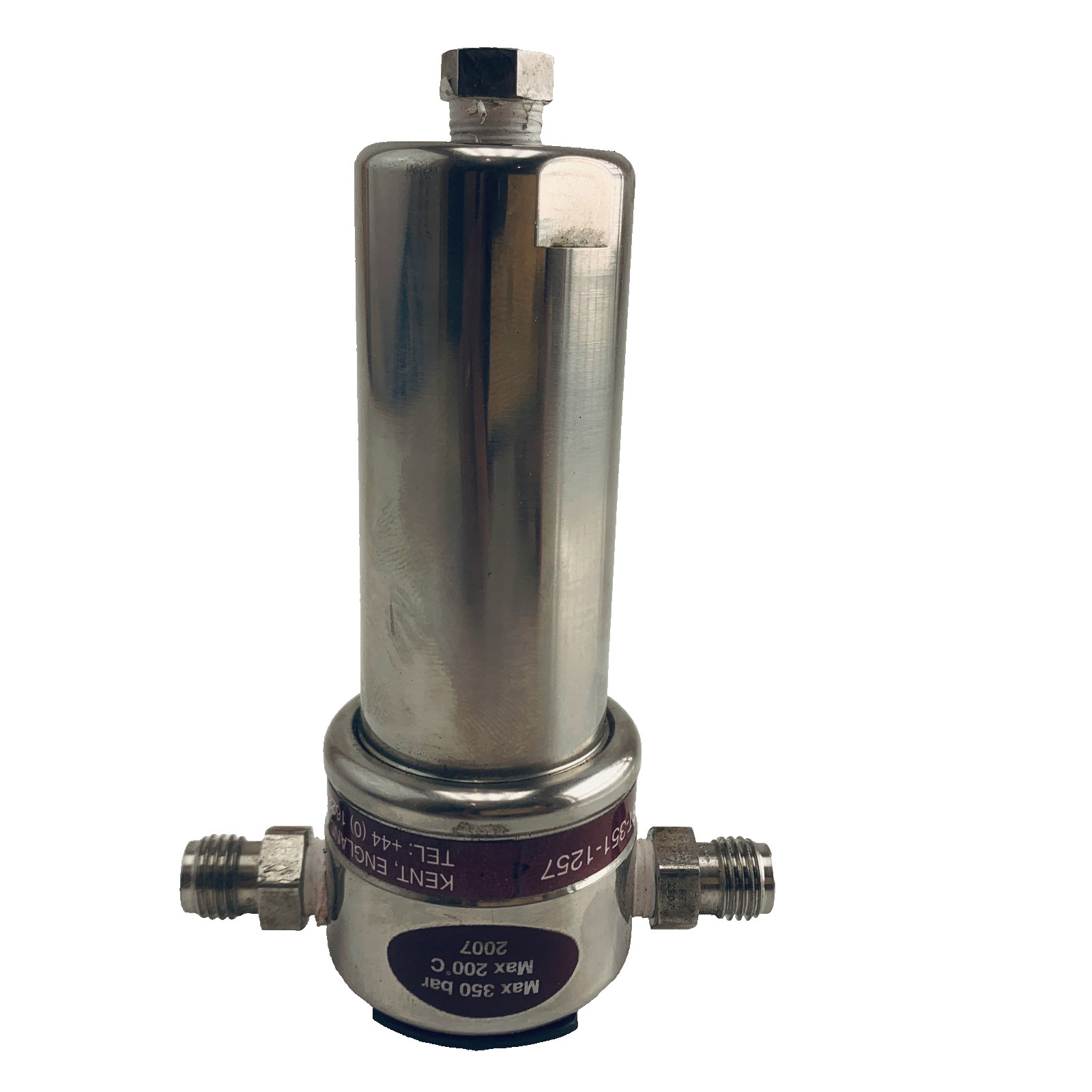 MICRAFILTER MST-351-1257 316SS filter max 350Bar 200 deg C 481 L/min 1/4NTP