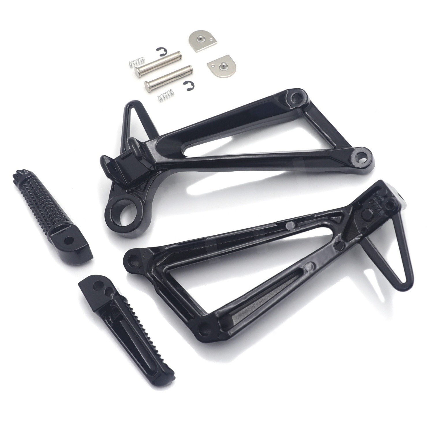 Rear Black Passenger Footpeg Footrest Bracket Yamaha 15-25 YZFR3 20-24 MT03