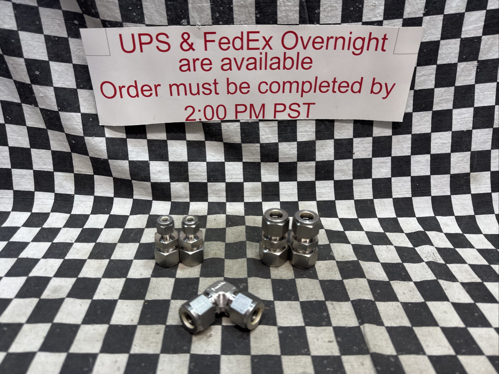 SWAGELOK SS-810-6-4, SS-1010-6-8, SS-810-9, UNION REDUCER, LOT OF 5, SHIPSAMEDAY