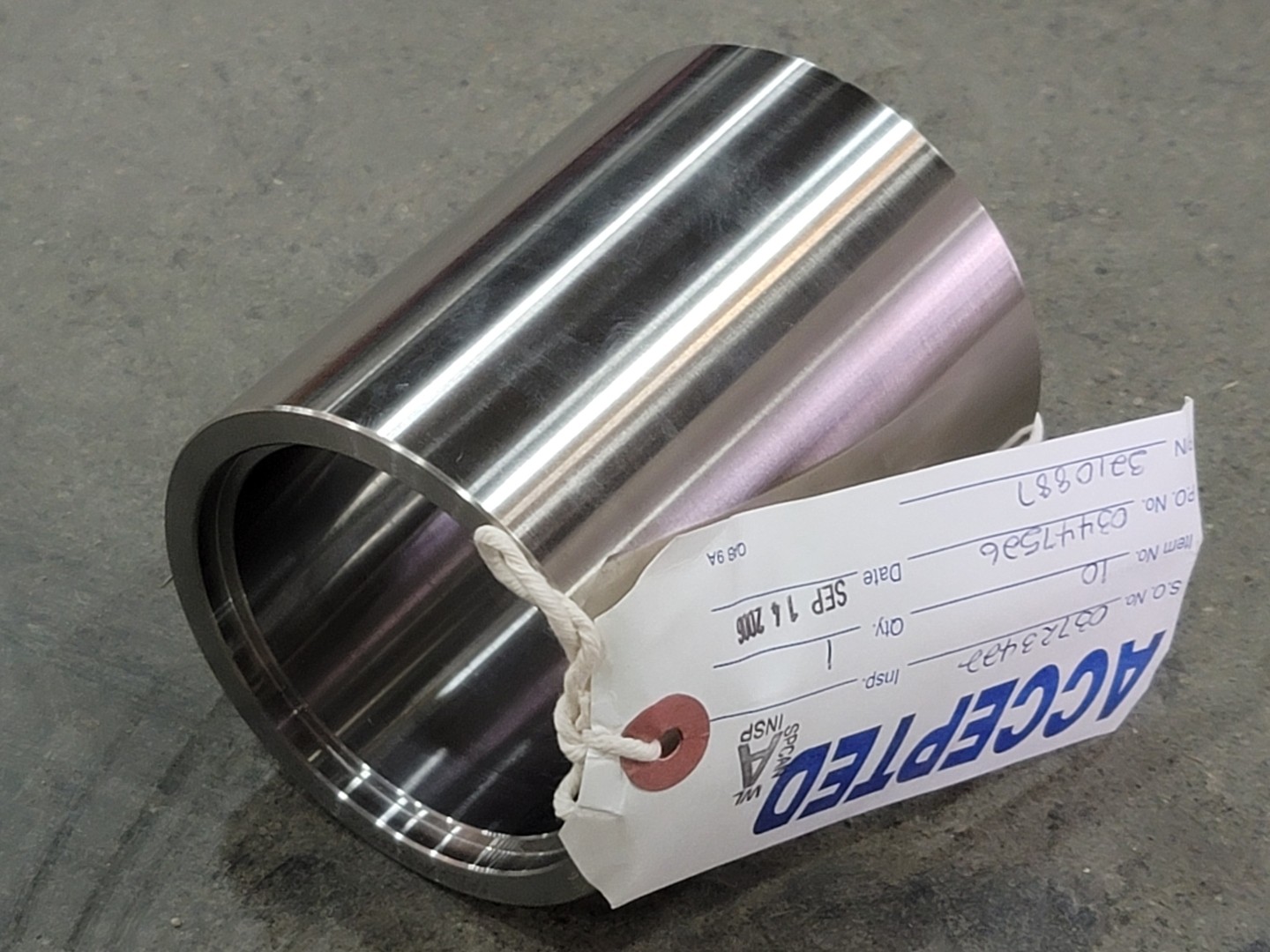 Sulzer Pumps Throttle Sleeve – Miscellaneous MRO