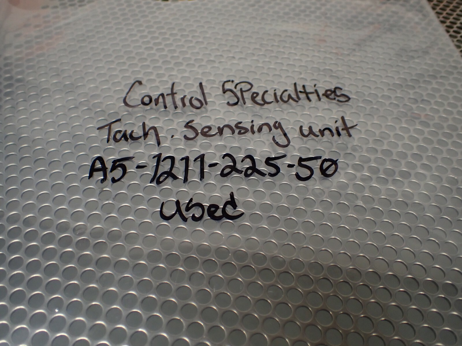 Control Specialties A5-1211-225-50 Tach Sensing Unit Used With Warranty See Pics