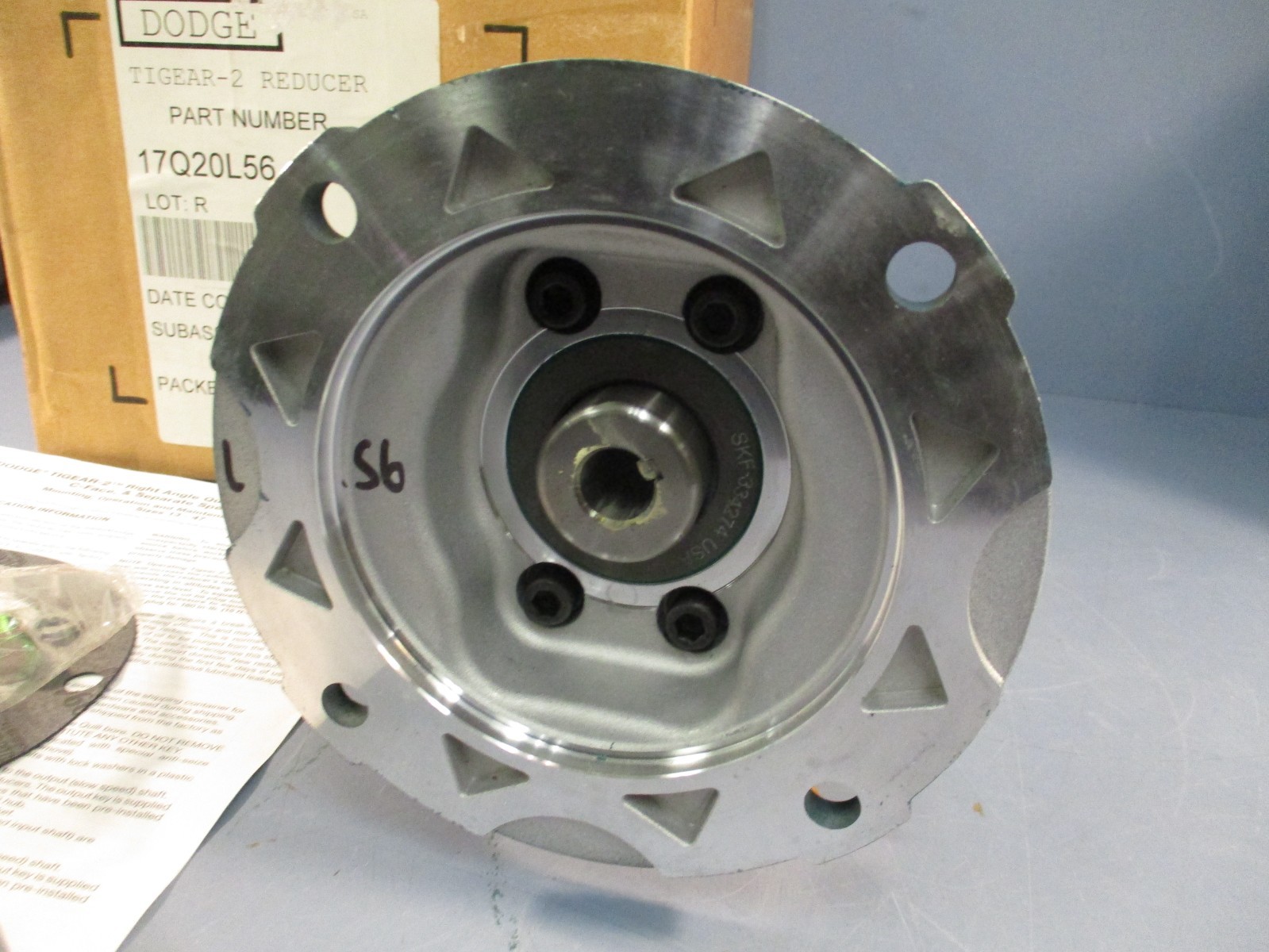 DODGE PART#17Q20L56 TIGEAR-2 GEAR REDUCER 1750RPM, 1HP 20:1 Ratio