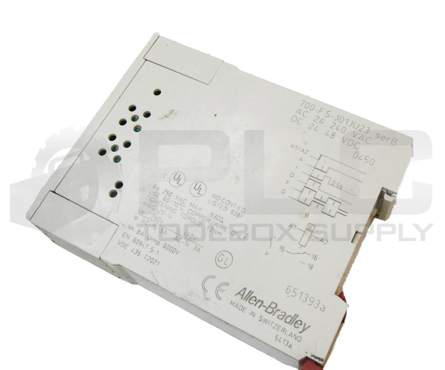 NEW ALLEN BRADLEY 700-FSA3CU23 /B TIMER ON-DELAY 0.5-10S