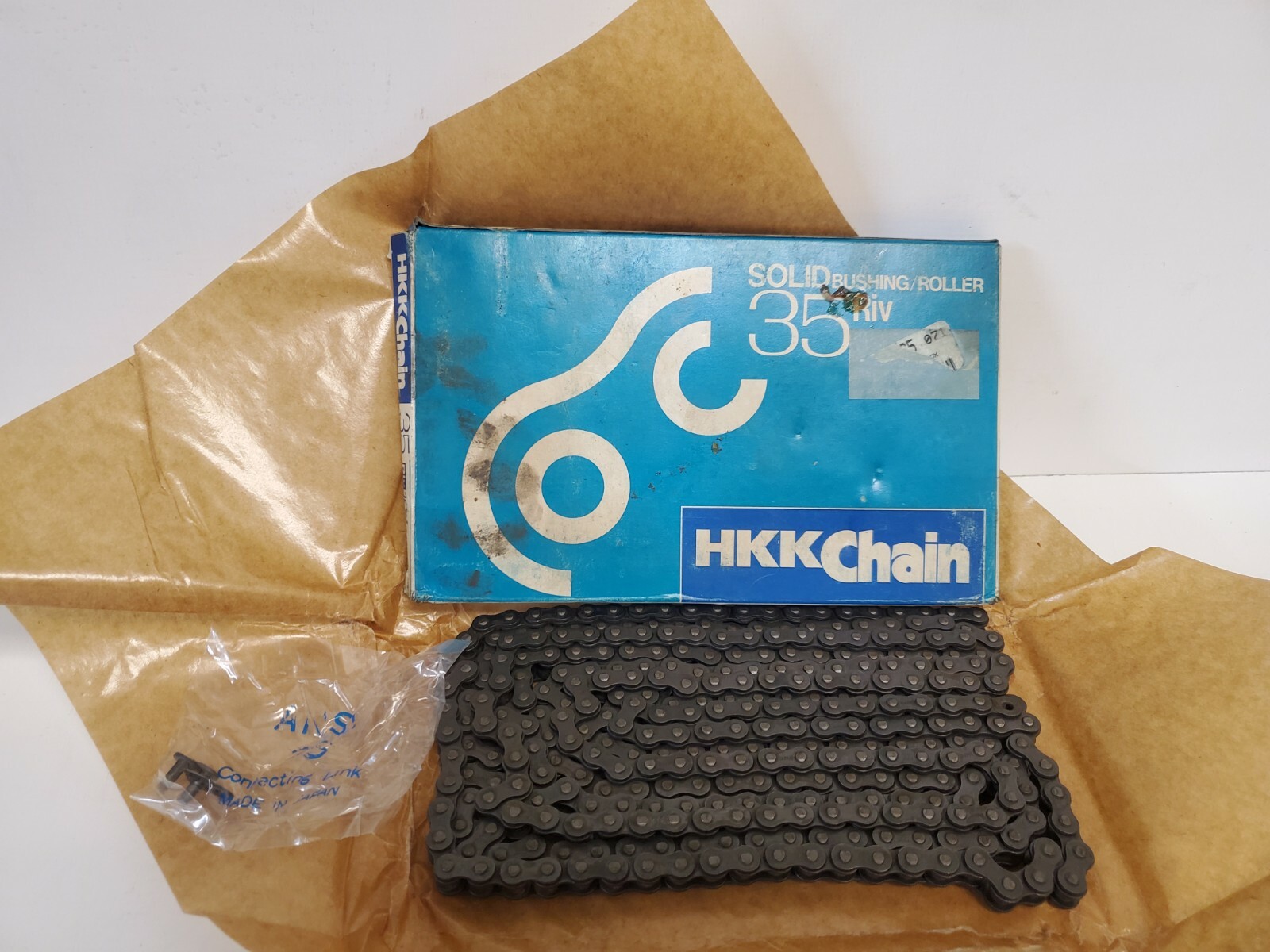 NEW OLD STOCK! HKKCHAIN 10′ 35RIV 320 LINKS ROLLER CHAIN