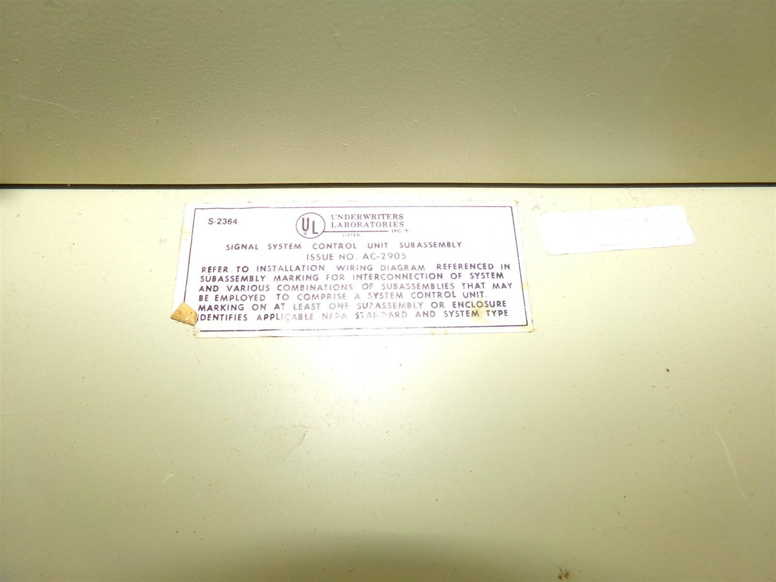 Edwards GS S-2364 Enclosure Box *FREE SHIPPING*