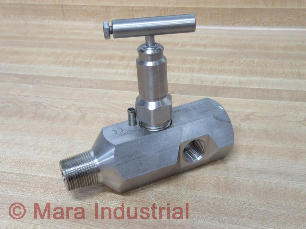 Part V3-519SPT NPT Valve 316SS 600PSI @ 200F 3000PSI @ 400F