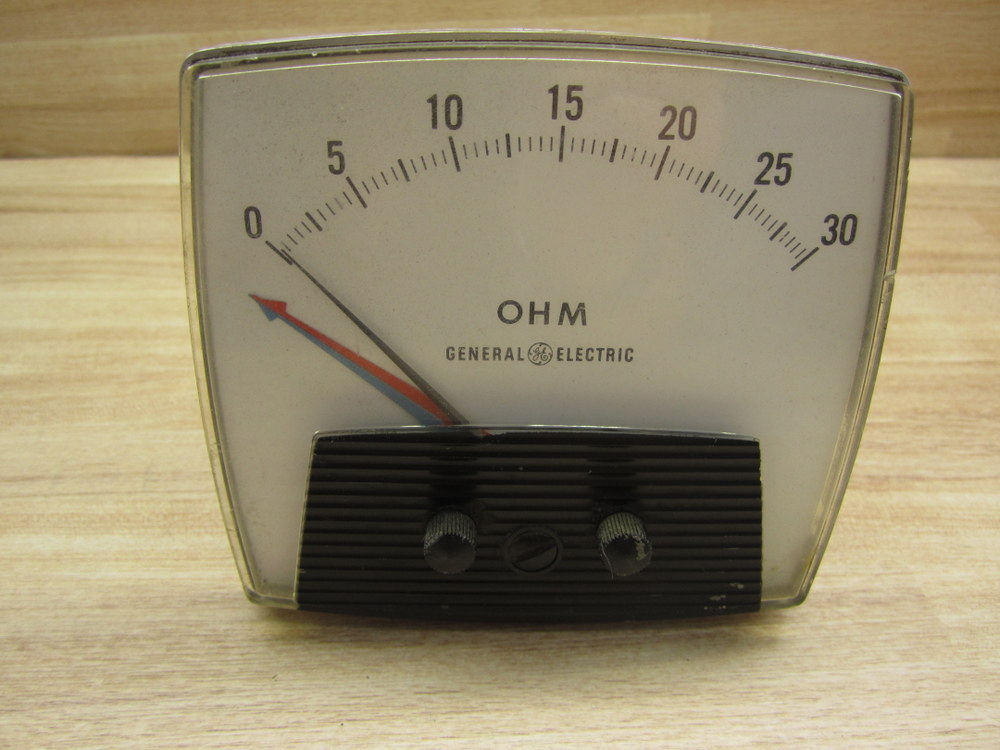 General Electric 50-195430FAFA2KDS Ohm Meter D-1255K16705