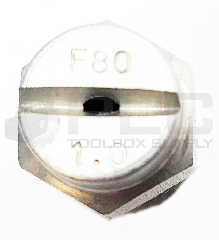 LOT OF 3 NEW BEX F80 FLAT V SPRAY NOZZLE 1.0